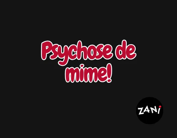 Clown couple in a dramatic comedic scene