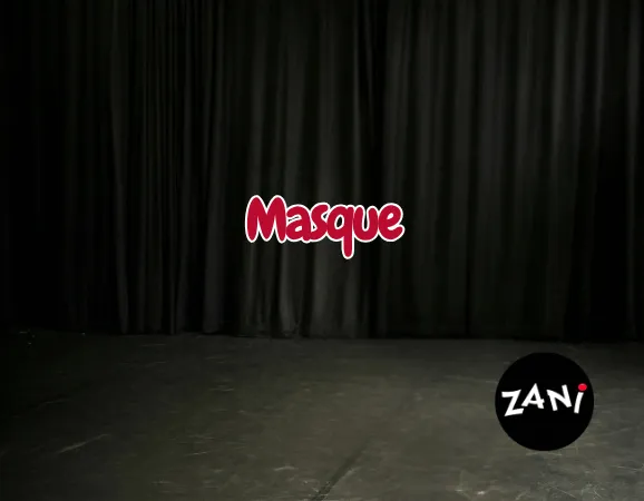 Clown students experimenting with silly props on stage