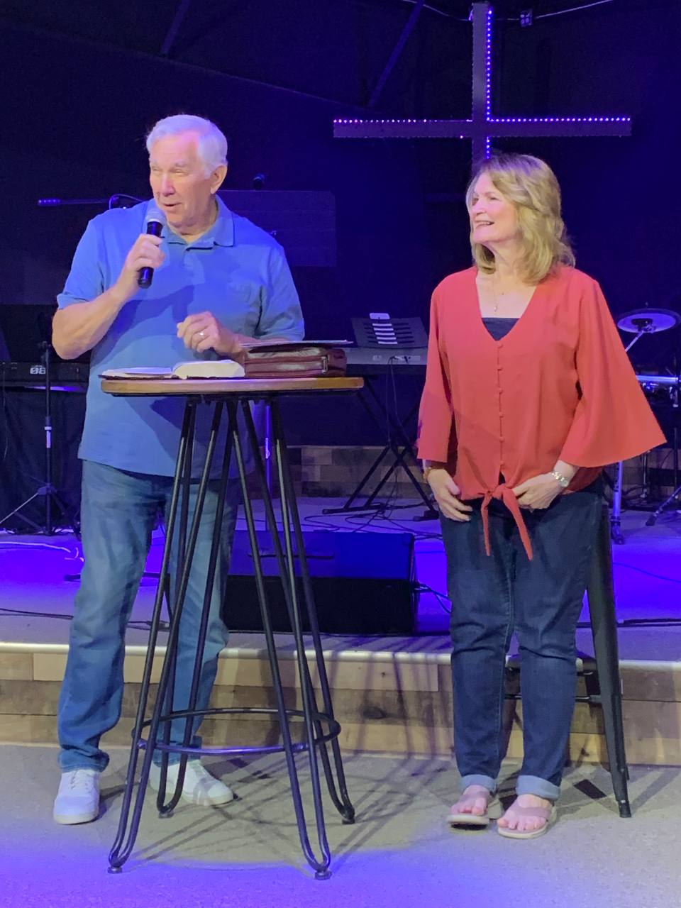 Professional photo of Tom and Ruth Ketcham