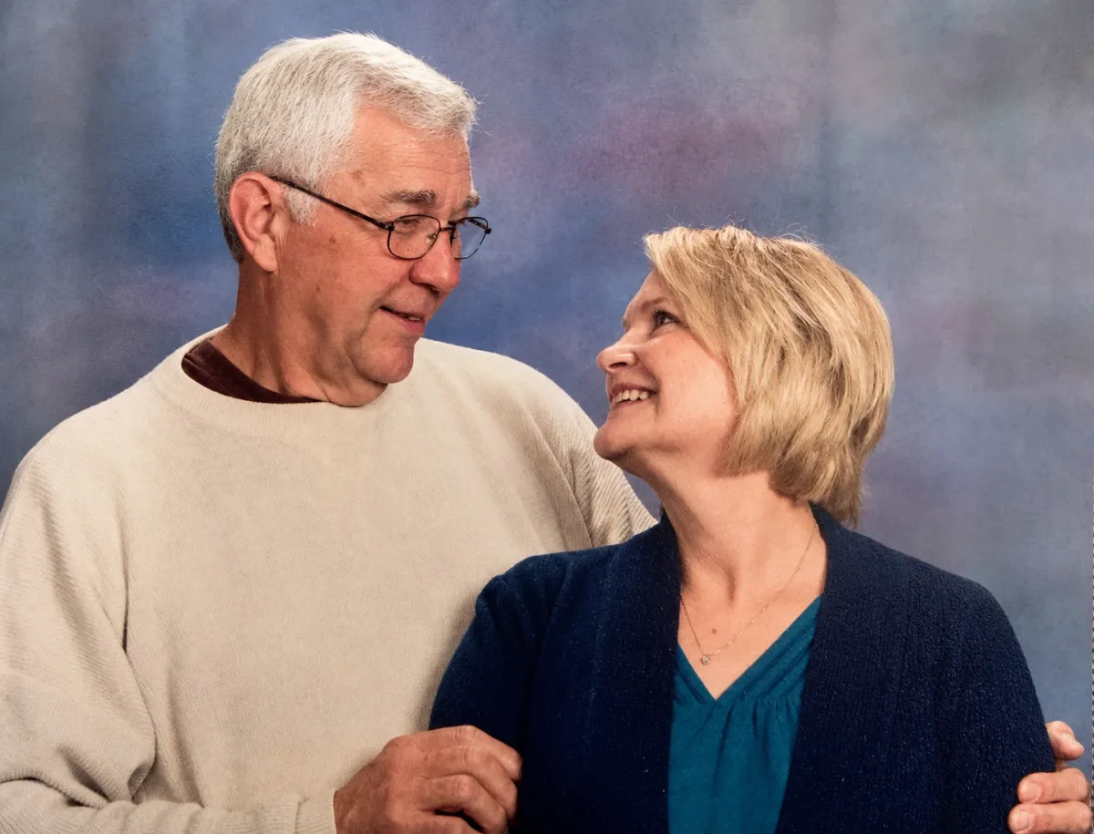 Professional portrait of Tom and Ruth Ketcham