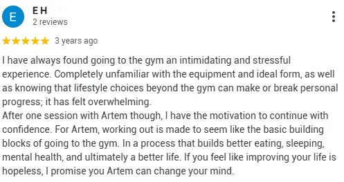 alt"Artem’s fitness space – personal training Archway near Tube station"
