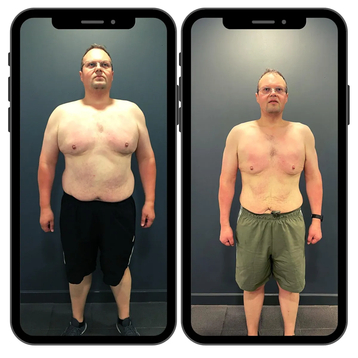 "Before and after transformation – 12 week fat loss Archway"