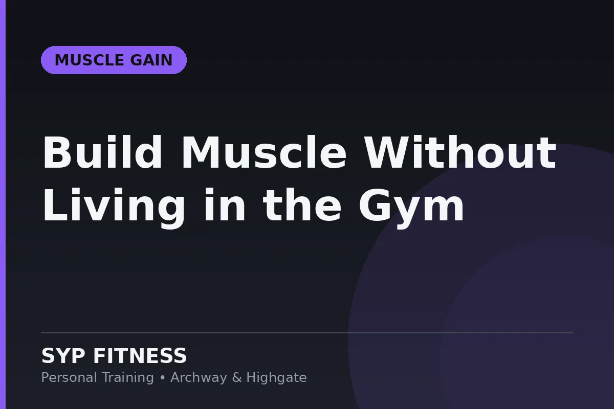 How to Build Muscle Without Living in the Gym