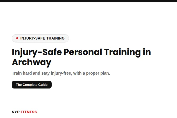 Injury-Safe Personal Training | SYP Fitness Archway