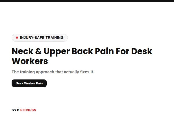 Strength Training With A Bad Back | SYP Fitness