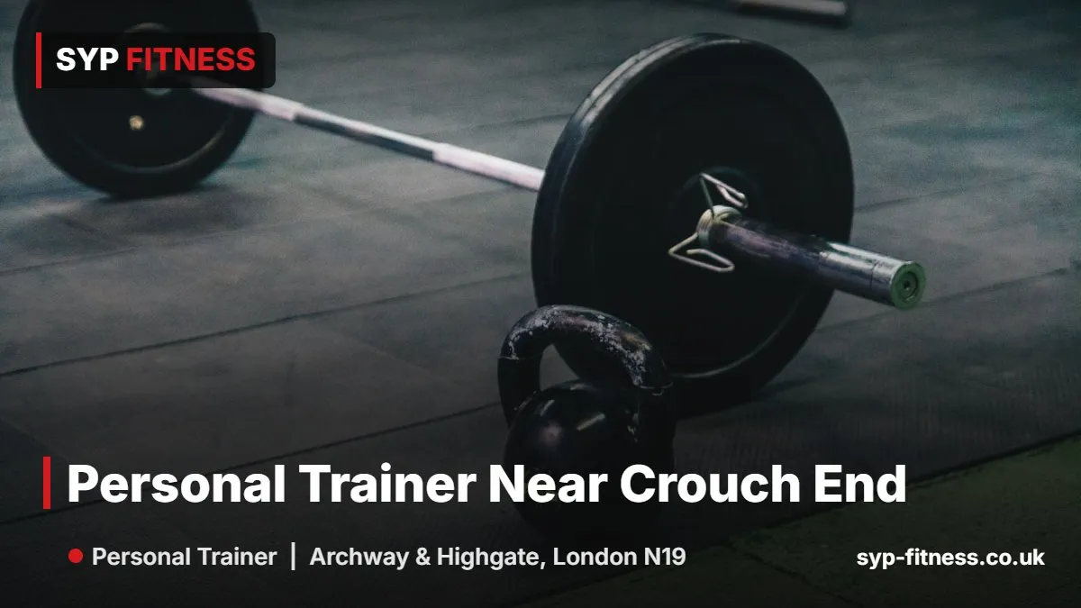 Barbell and kettlebell on a gym floor - Personal Trainer Near Crouch End, SYP Fitness personal trainer in Archway, London N19