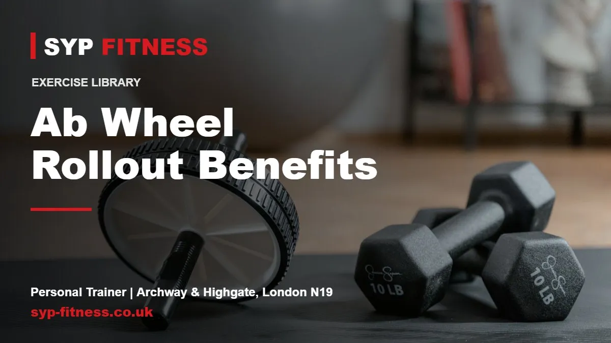 Ab wheel and dumbbells on a mat - Ab Wheel Rollout benefits, SYP Fitness personal trainer in Archway, London N19