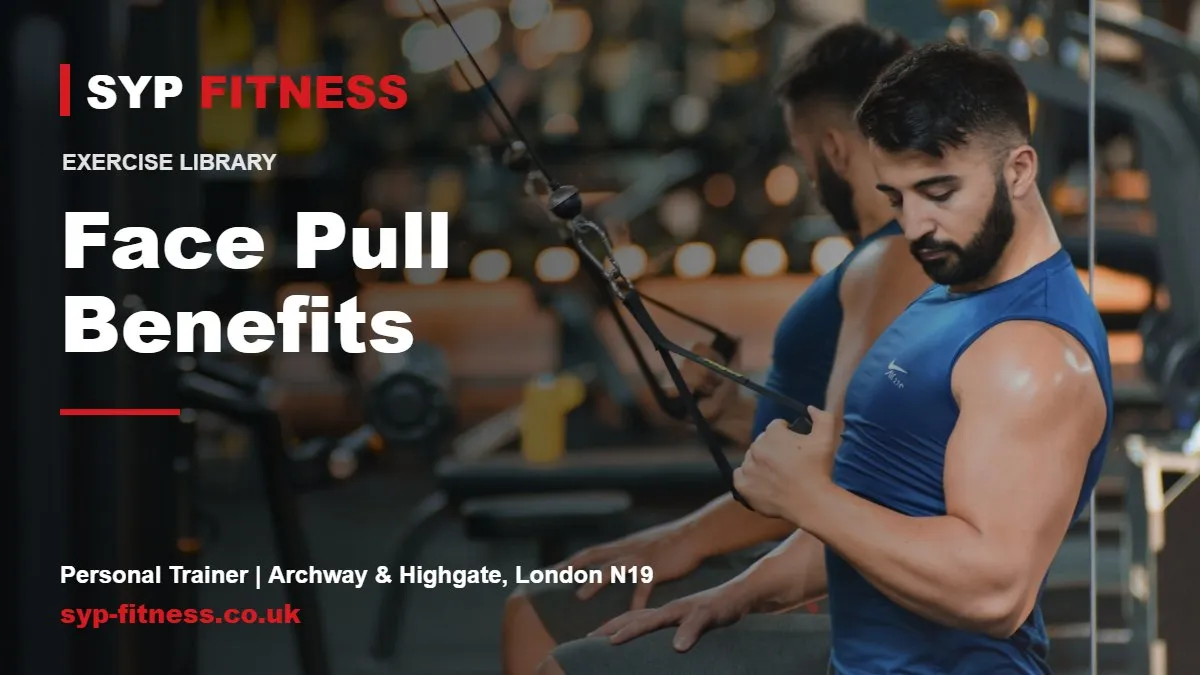 Man doing a cable workout in a gym - Face Pull benefits, SYP Fitness personal trainer in Archway, London N19
