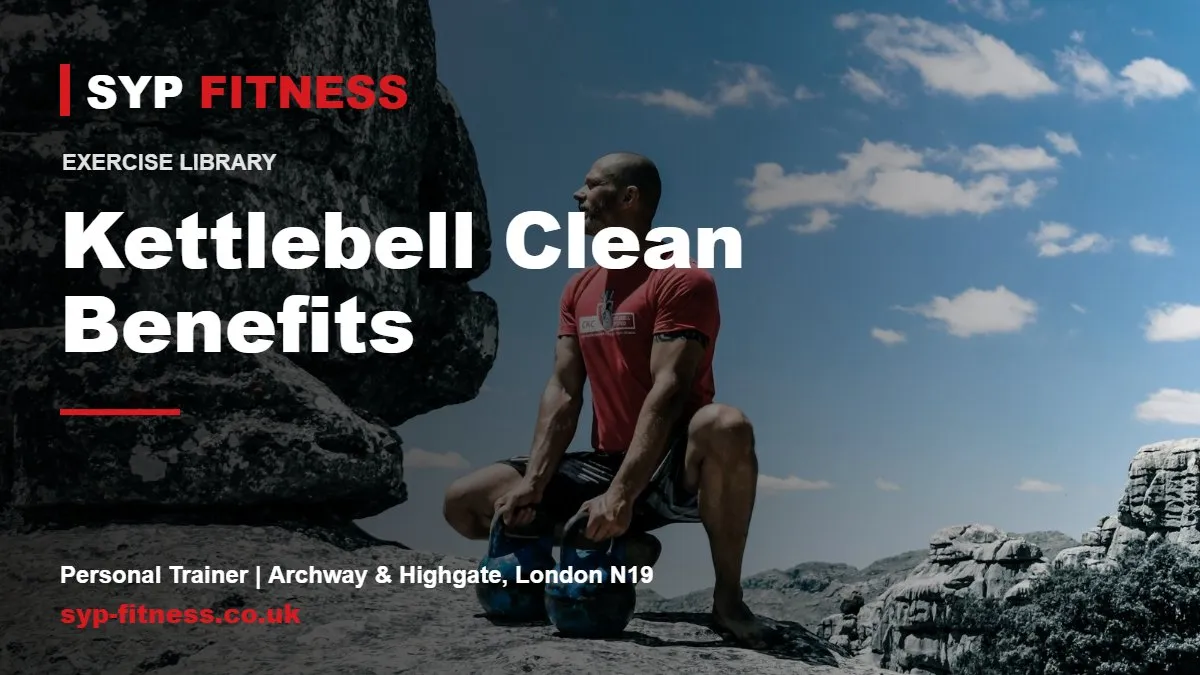 Man training with kettlebells outdoors - Kettlebell Clean benefits, SYP Fitness personal trainer in Archway, London N19