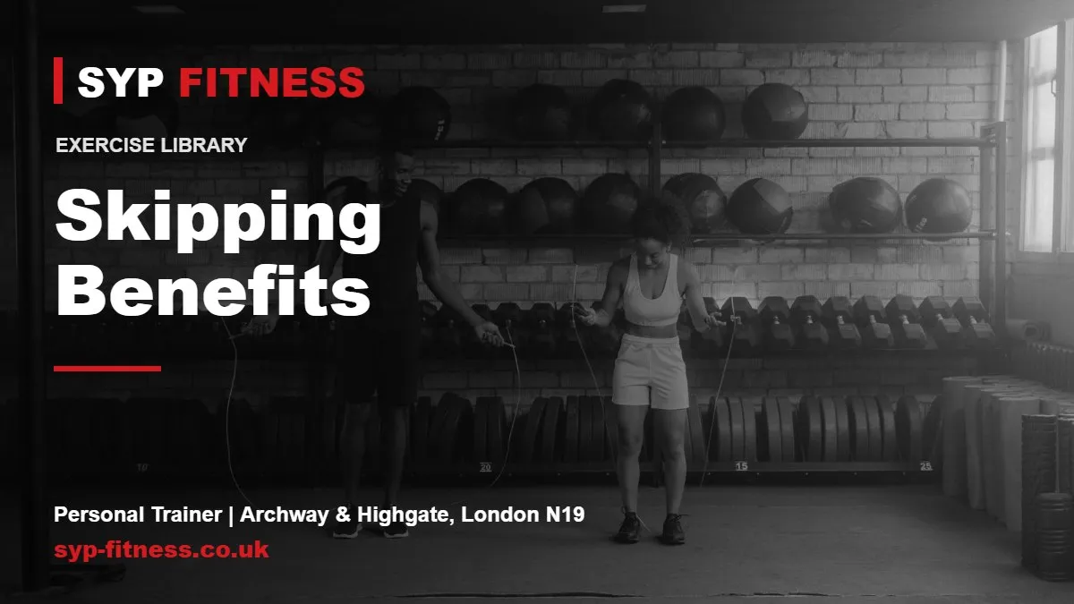 Couple training with skipping ropes - Skipping benefits, SYP Fitness personal trainer in Archway, London N19