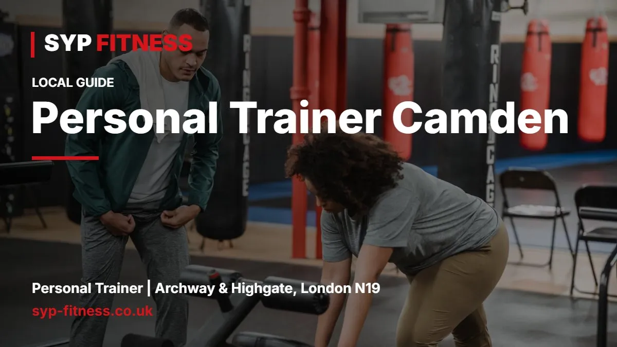 Personal trainer coaching a client through a dumbbell row in a quiet private studio - Personal Trainer Camden: Is 3 Stops North Worth It?, SYP Fitness personal trainer Archway N19