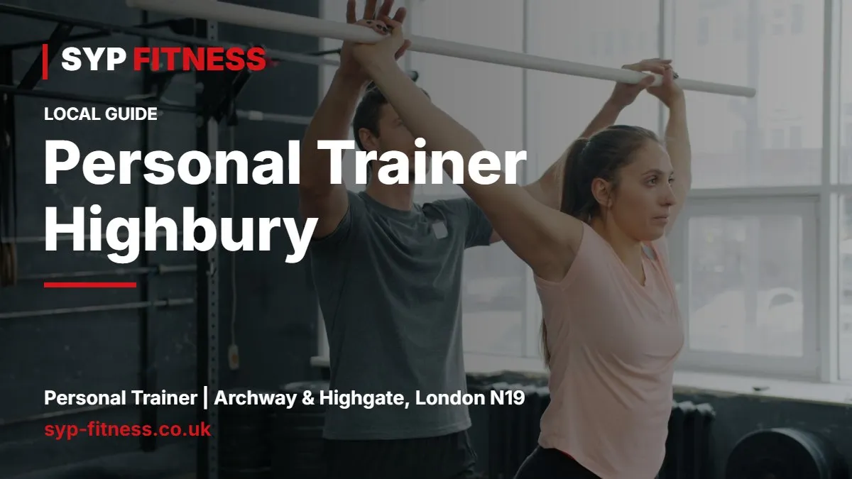 Woman doing dumbbell rows with a coach in a quiet private gym - Personal Trainer Highbury: Private 1-to-1 PT Up Holloway Road, SYP Fitness personal trainer Archway N19