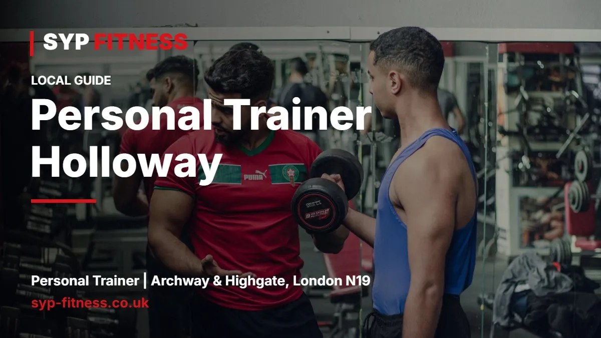 Man training with dumbbells in a quiet private gym studio - Personal Trainer Holloway: Private 1-to-1 Training Near N7, SYP Fitness personal trainer Archway N19