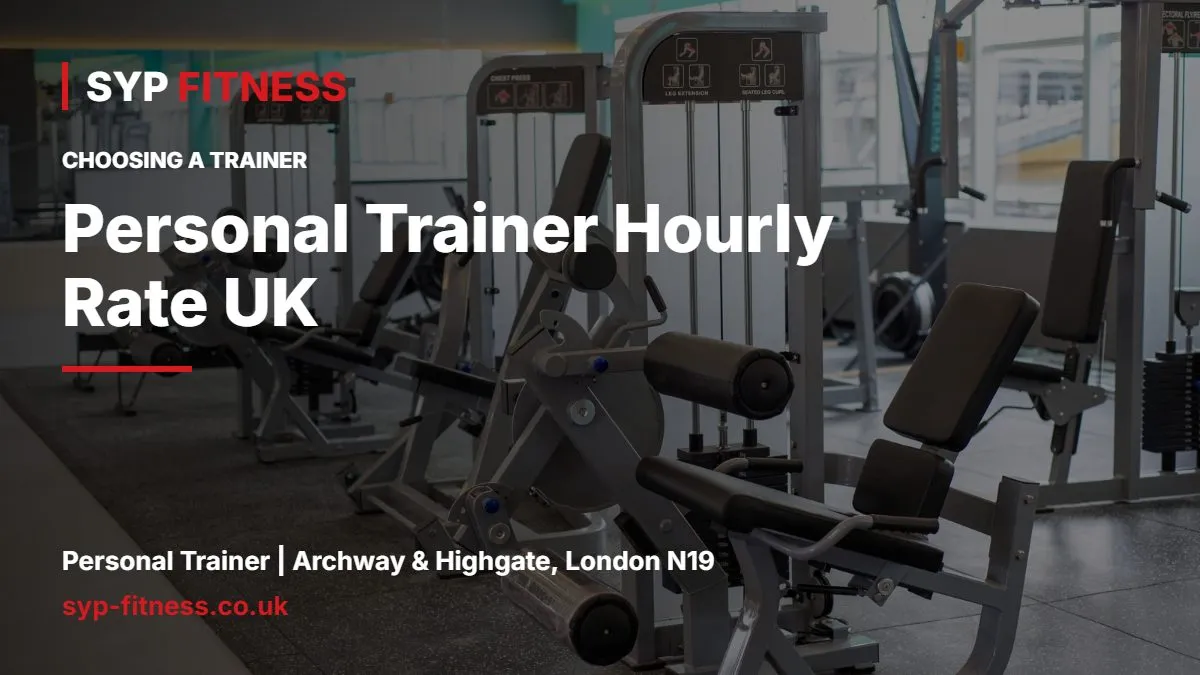 Rows of strength machines in a gym - Personal Trainer Hourly Rate UK: Why It Is the Wrong Number, SYP Fitness personal trainer Archway N19
