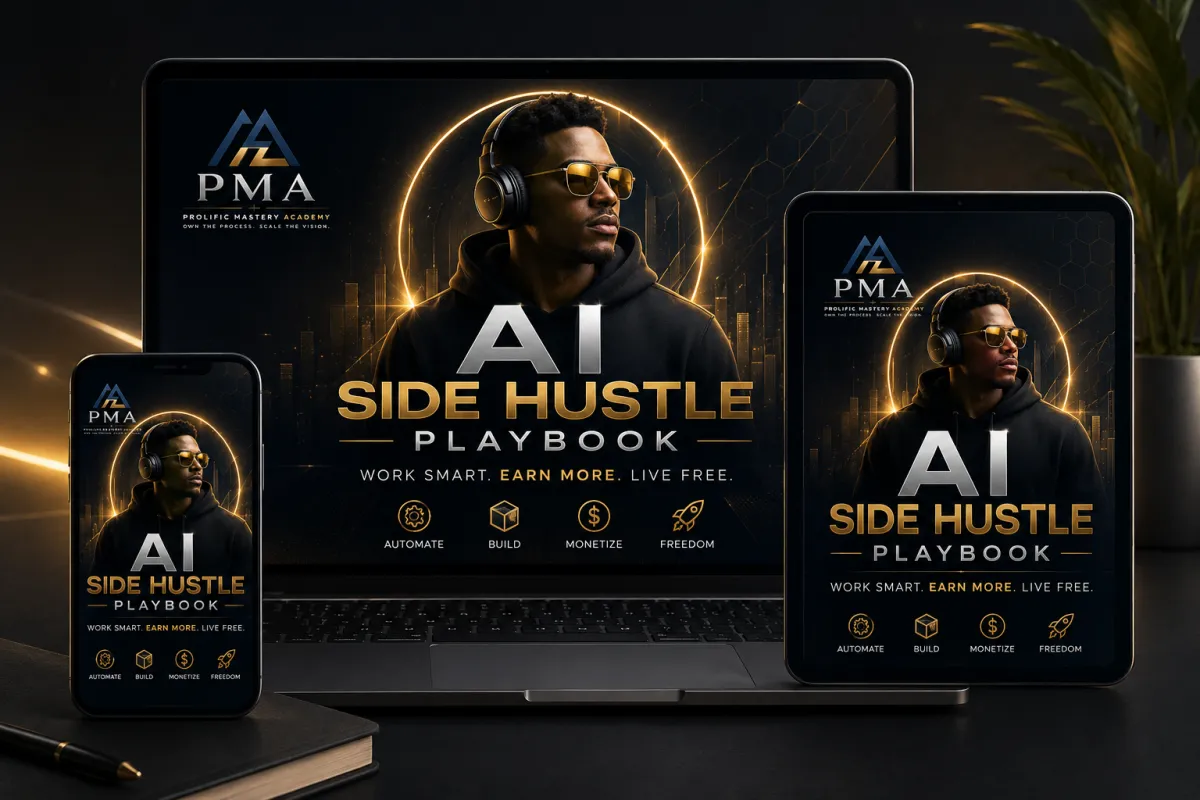 AI Side-Hustle Playbook Mockup