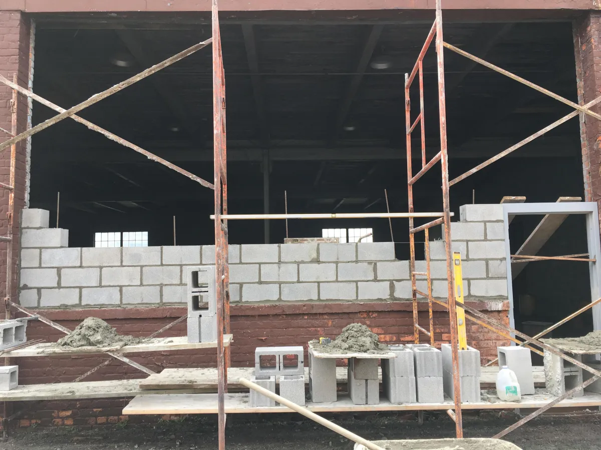 cmu block wall installation 