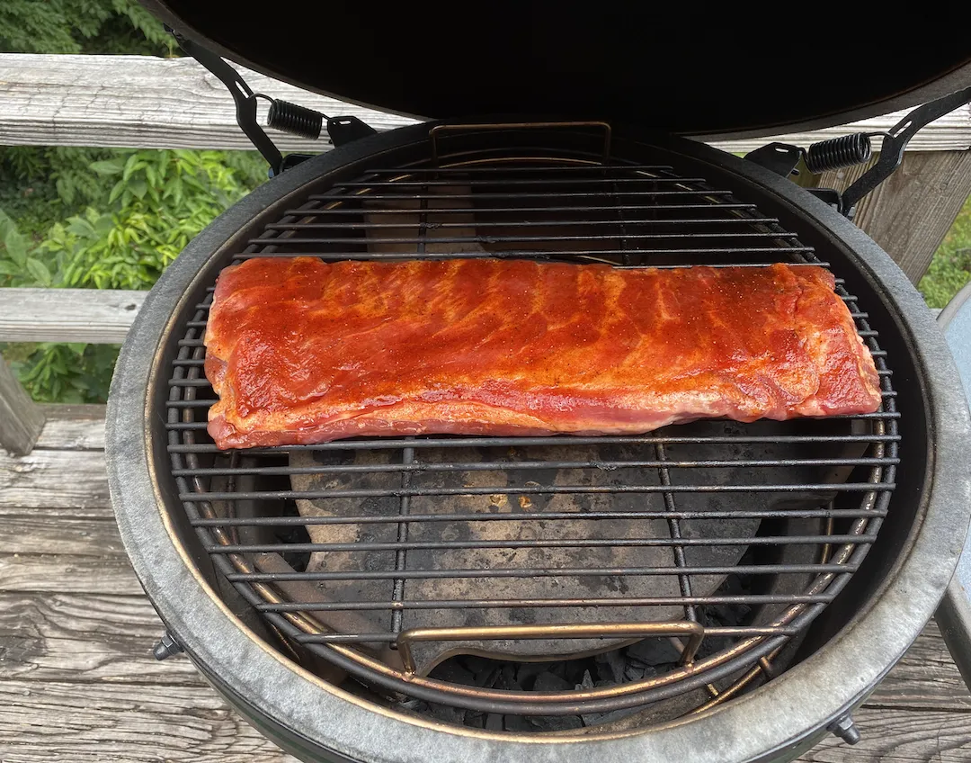 ribs on the grill