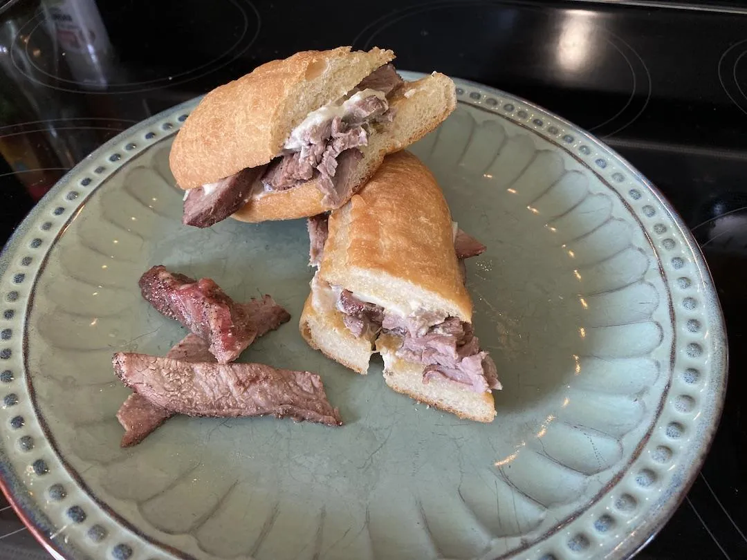 tritip roast sanwiches