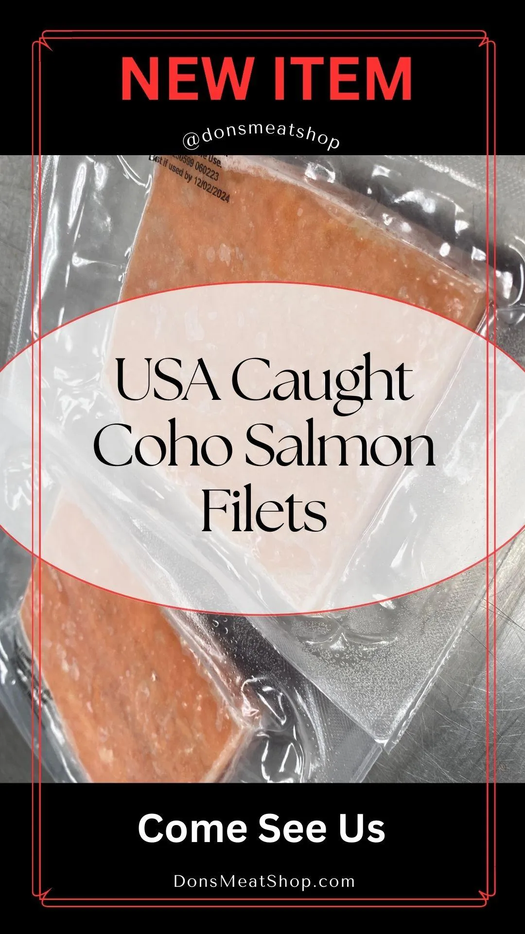 usa caught coho salmon