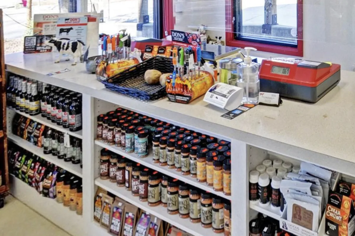 seasoning and spices offered at dons meat shop