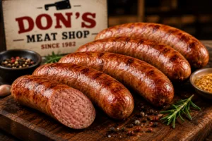 house-made sausages don's meat shop hixson