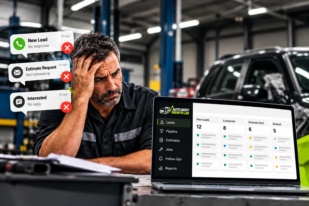 Why Your Auto Body Shop Is Losing Estimates—and How a Modern CRM Fixes It