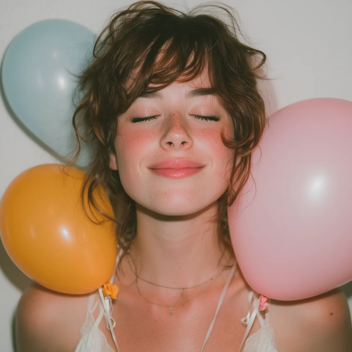 beautiful balloons combined with a subtle, delightful fragrance