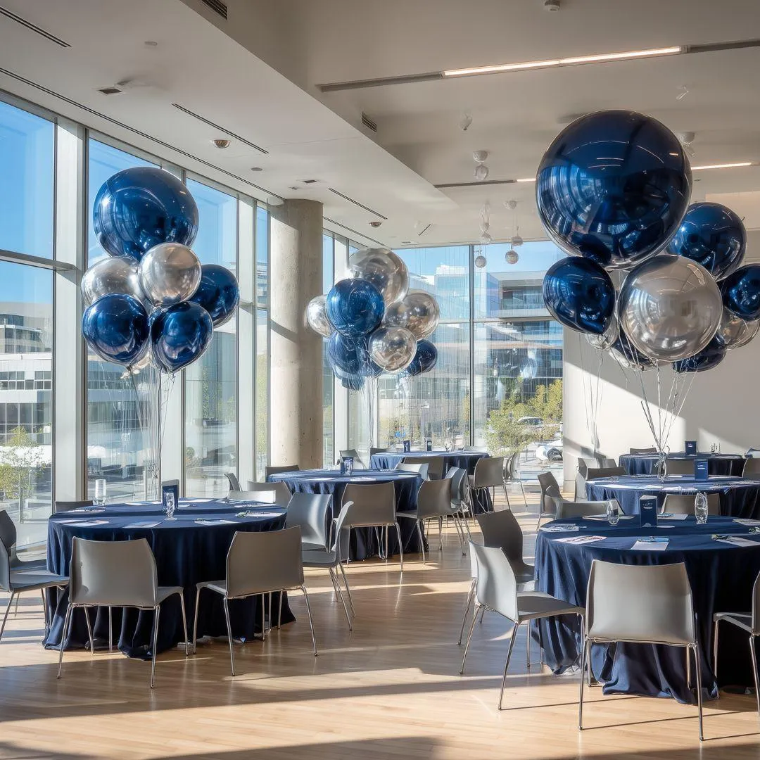branded balloon decor