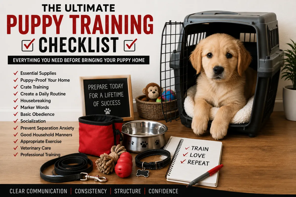 The Ultimate Puppy Training Checklist