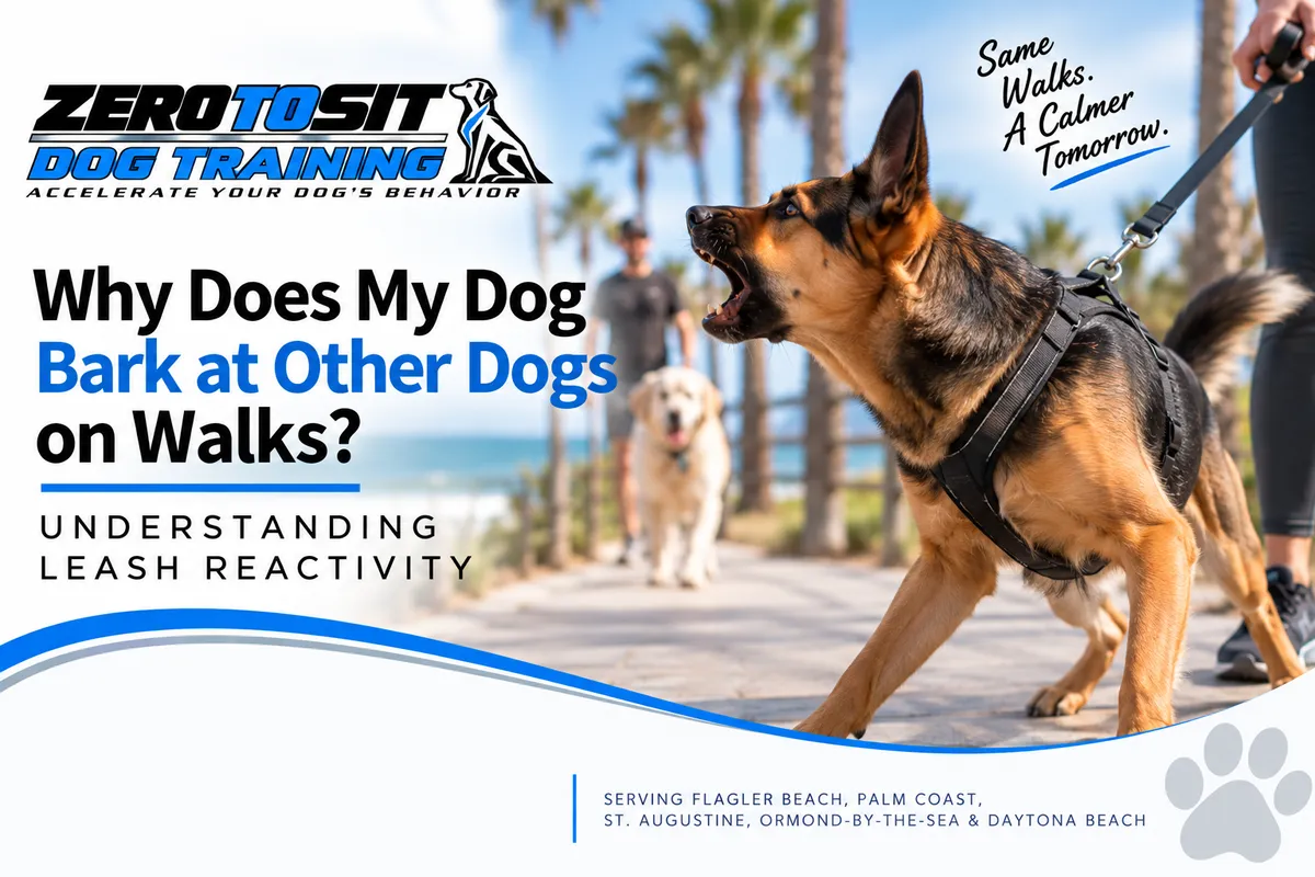 Why Does My Dog Bark at Other Dogs on Walks? Understanding Leash ReactivityNew Blog Post