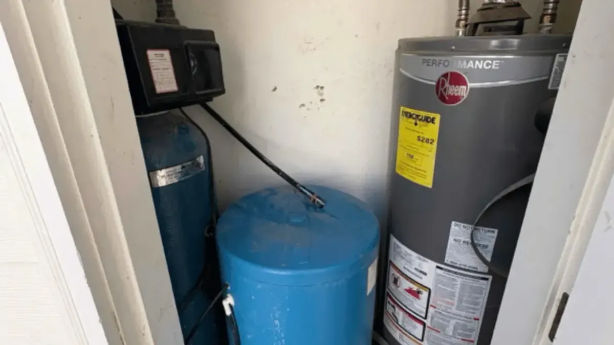 Tankless water heater flush and maintenance completed in Clovis, CA near the Clovis Botanical Garden.