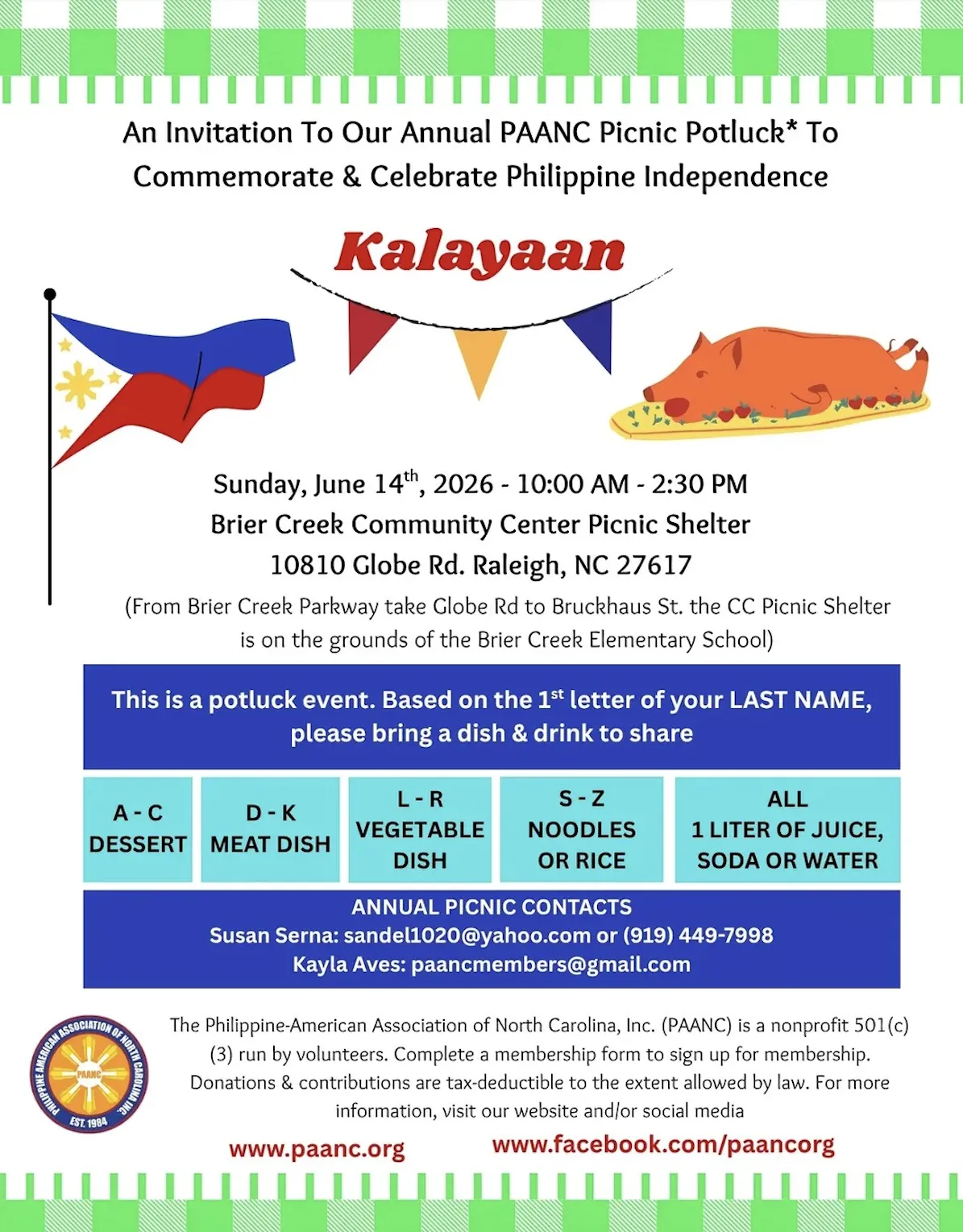 Kalayaan 2026, Picnic