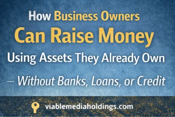 How Business Owners Can Raise Money Using Assets They Already Own — Without Banks, Loans, or Credit