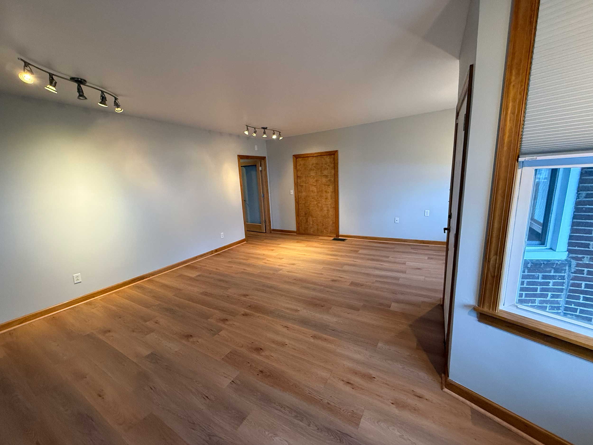 Placeholder living room photo for Unit A