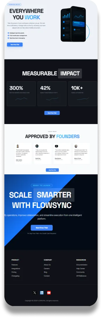 Landing Page Showcase