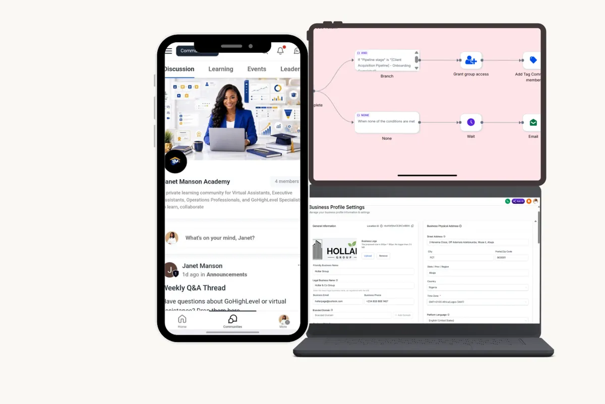 Premium Browser Mockups Collage