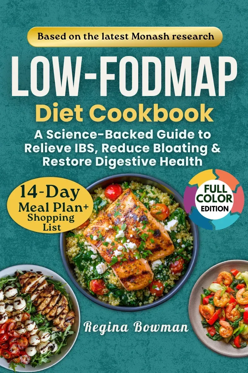 Low-FODMAP Diet Cookbook cover by Regina Bowman