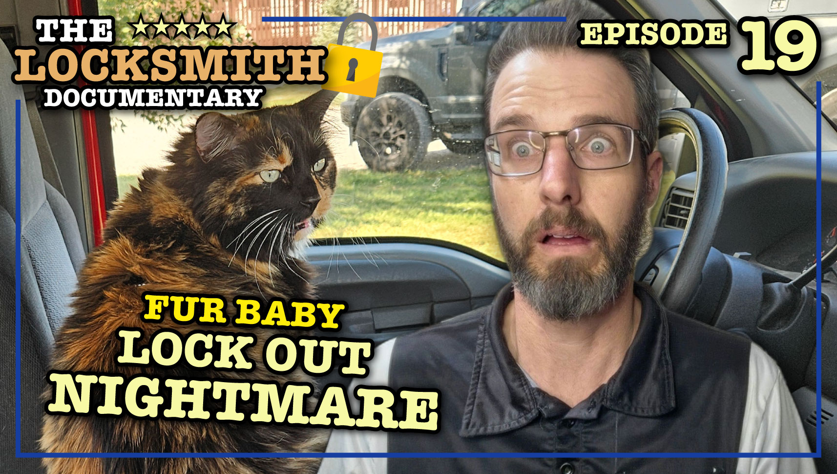 Locksmith Documentary Podcast EP 19 Furbaby Lockouts, Herculite Door Rekey, & More
