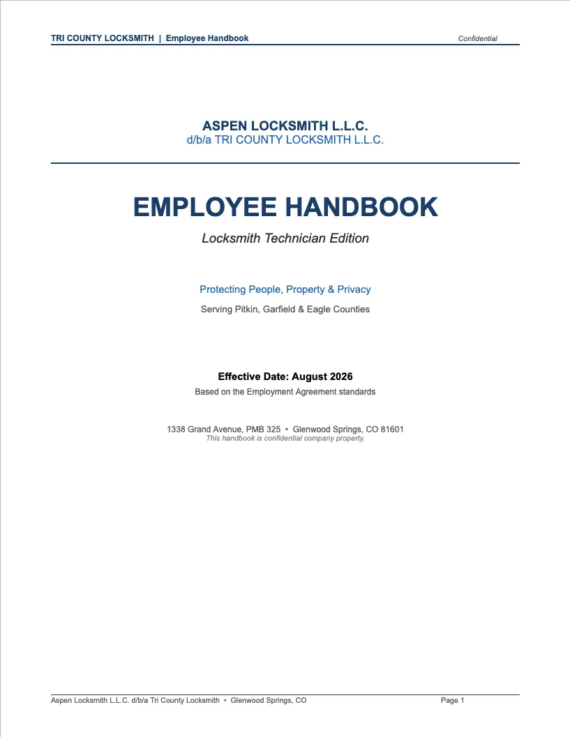 Example Employee Handbook