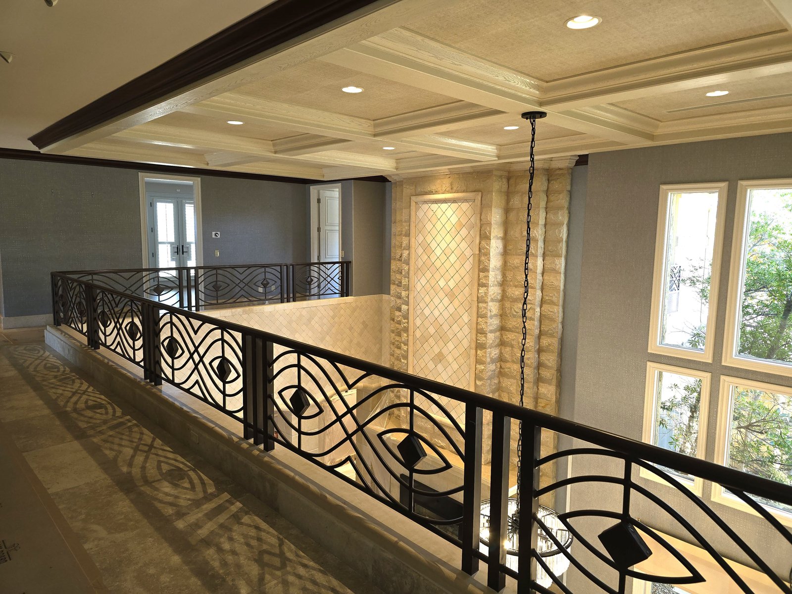 Coffered ceiling painted by AllPro Painters