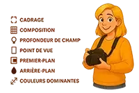 Règles de composition photo : cadrage, profondeur, point de vue et couleurs dominantes