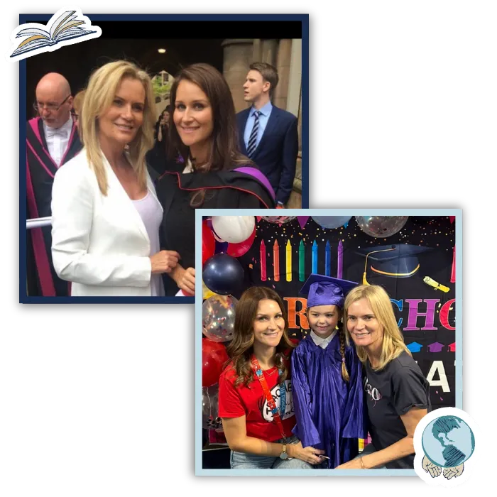 Angela and Dior, mother-and-daughter founders of Curious Minds Early Years Academy, a Reggio Emilia inspired preschool in Horizon West.