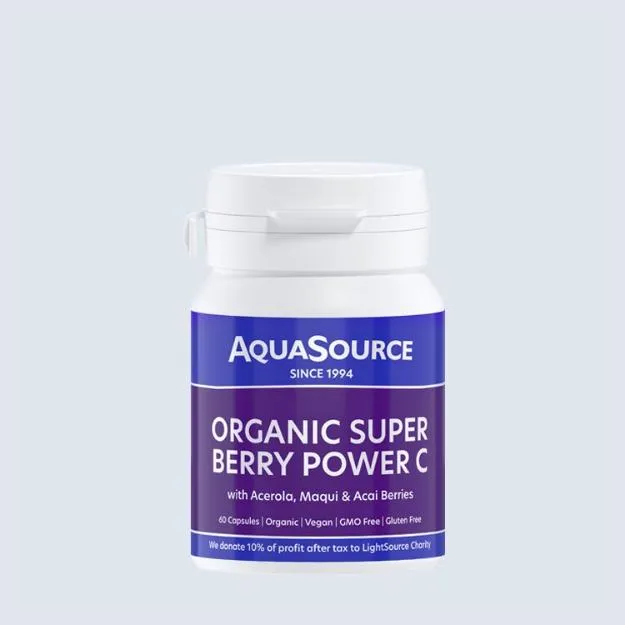 AquaSource Organic Super Berry Power C - 60 капсули
