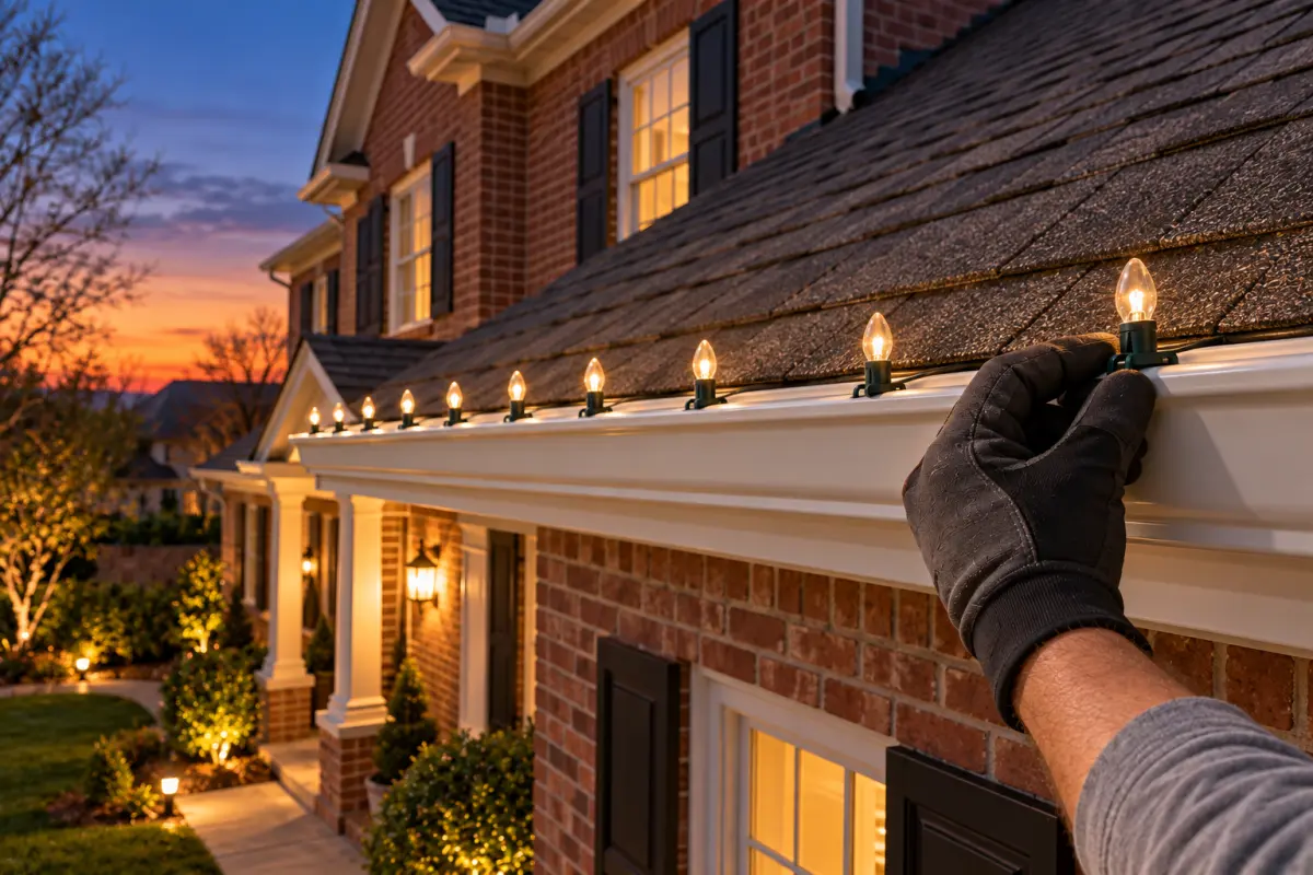 Christmas Light Installation