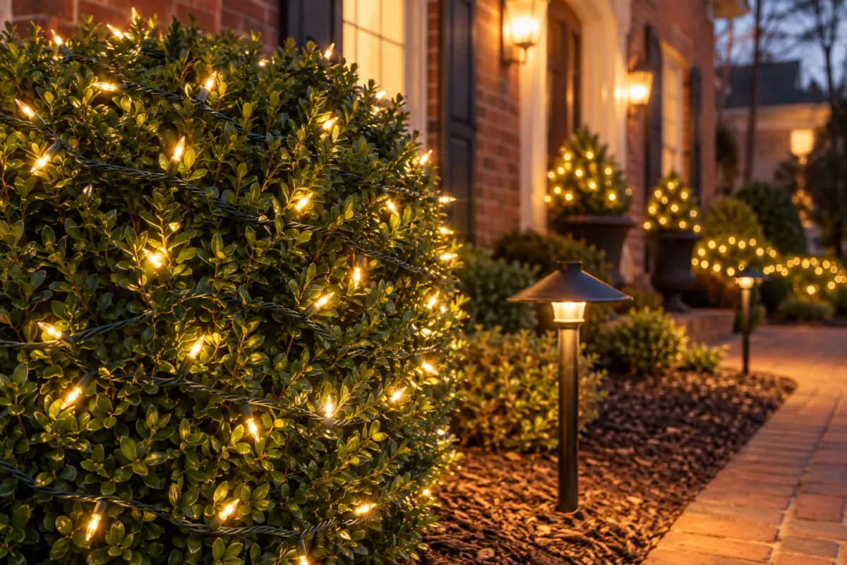Landscape and Pathway Christmas Lights