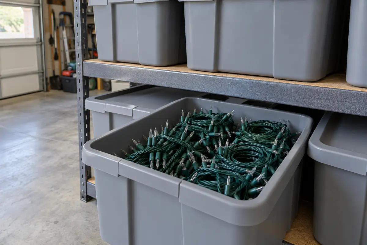 Christmas Light Removal and Storage