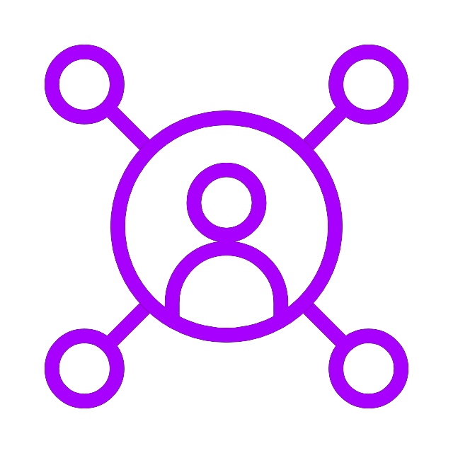 purple social icon