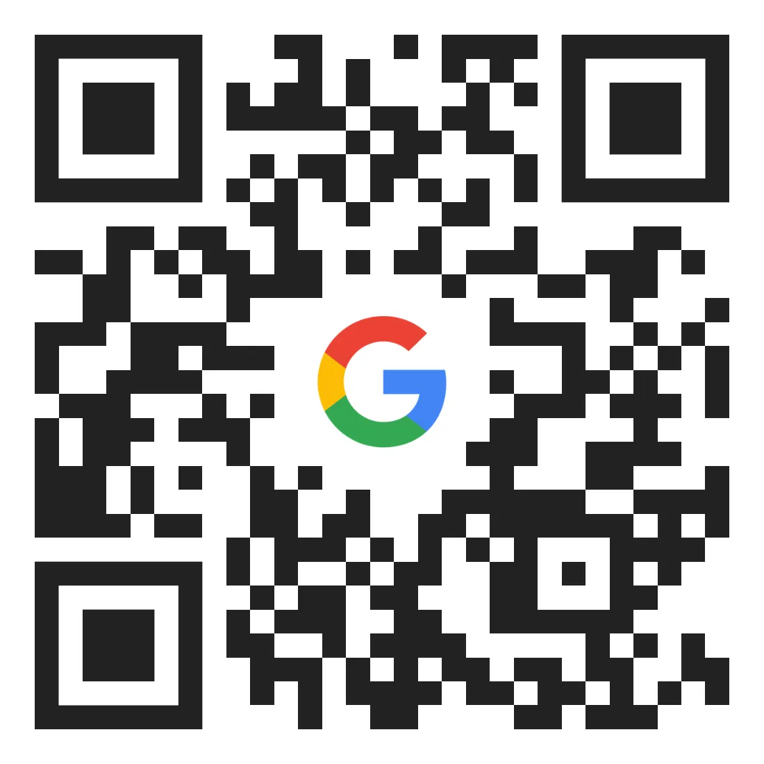 Legacy Google Review QR Code that is also clickable.