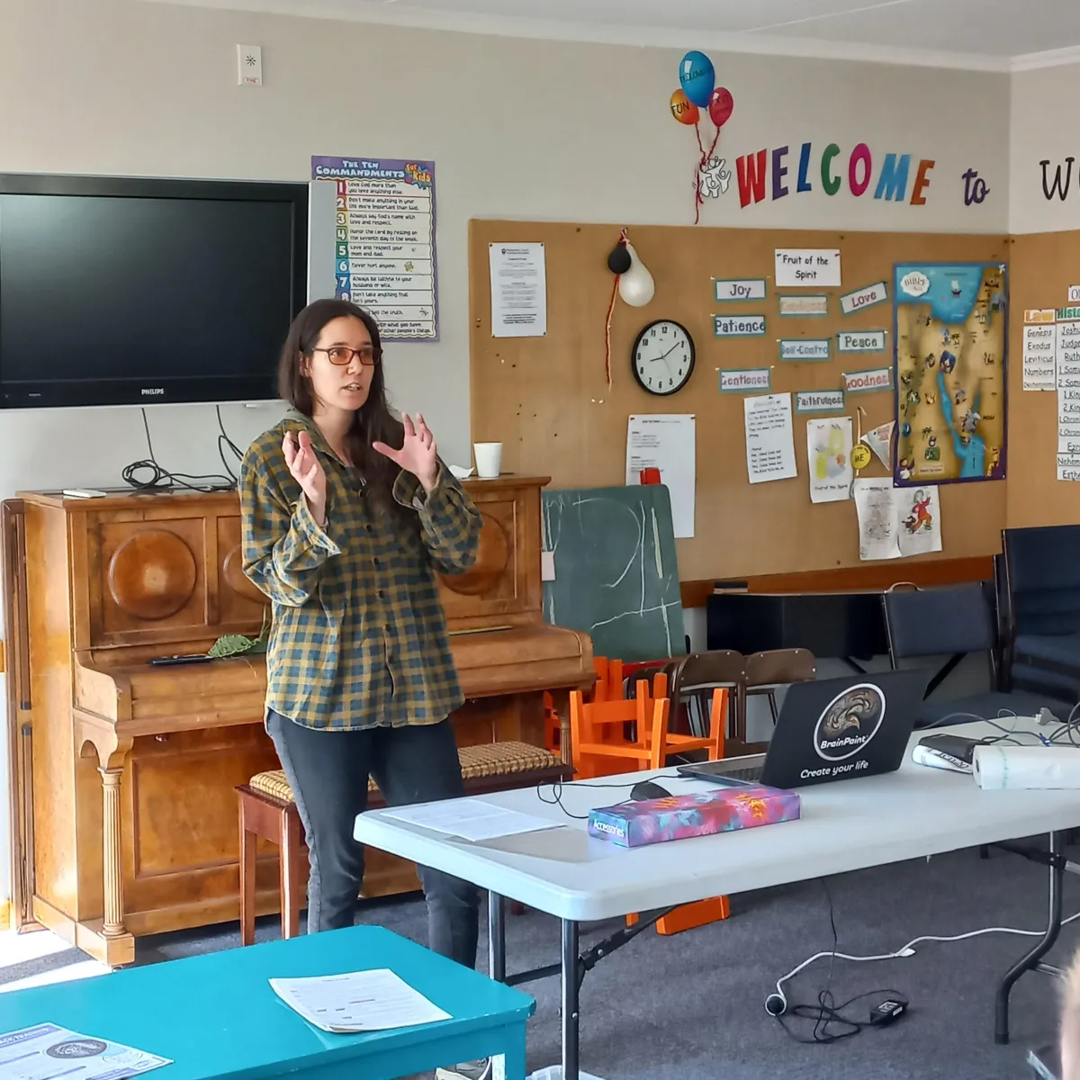 Picture of Martina teaching