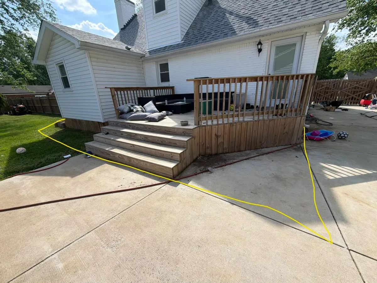 Deck building in Crestwood
